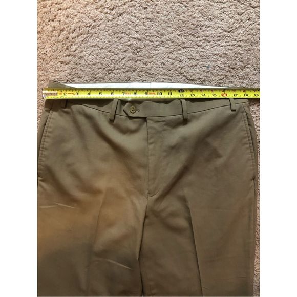 Lauren Ralph Lauren Total Comfort Trouser Tan Pants Mens Size 36 X 34, MP $180 - Picture 9 of 11